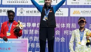 Легкоатлетка из Беларуси Ольга Немогай победила на марафоне в КНР